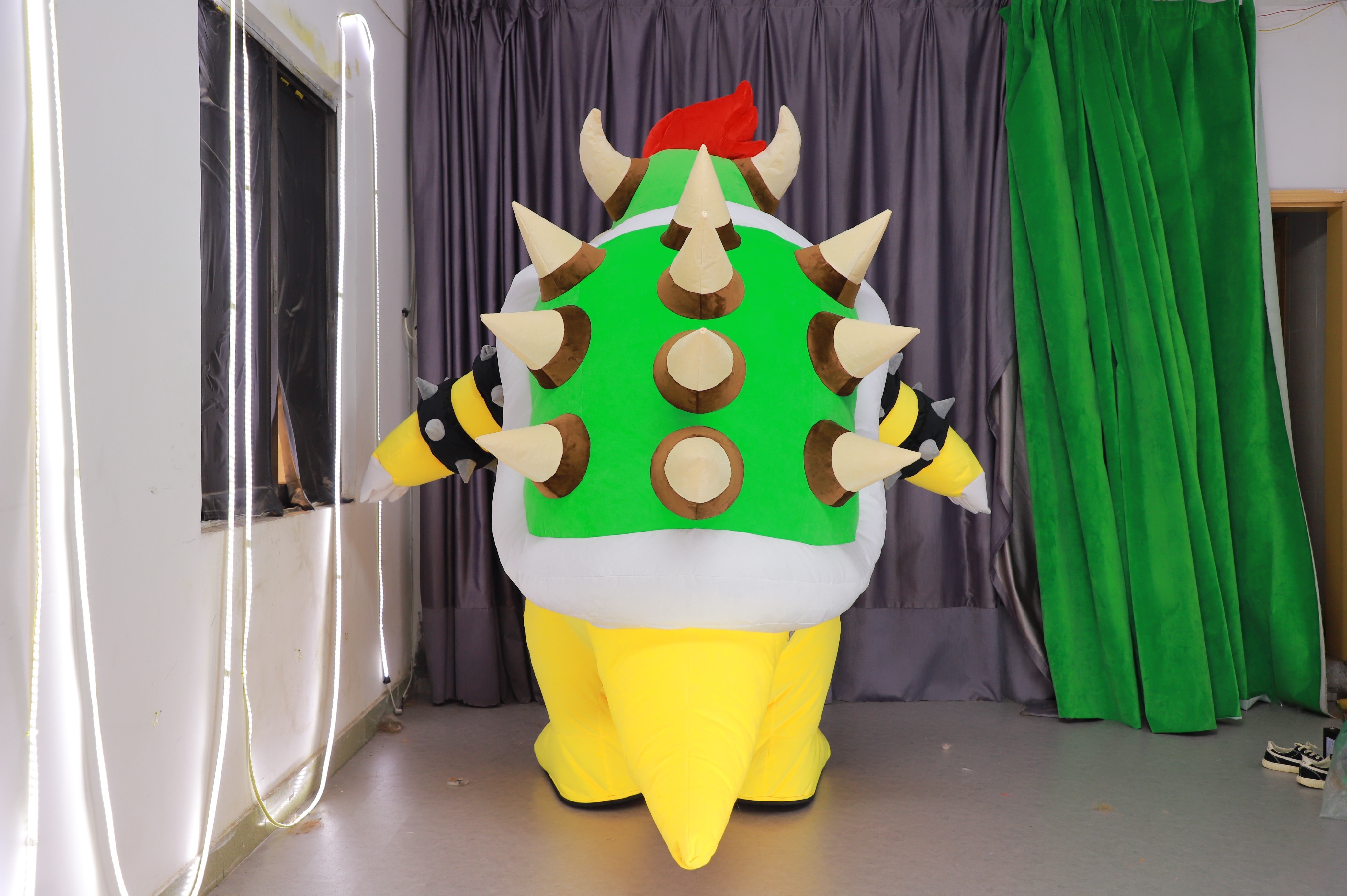 New Arrival Hot Cartoon Character Mascot Costume Halloween Dragon Inflatable Bowser Turtle Mascot Costume For Holiday Cosplay