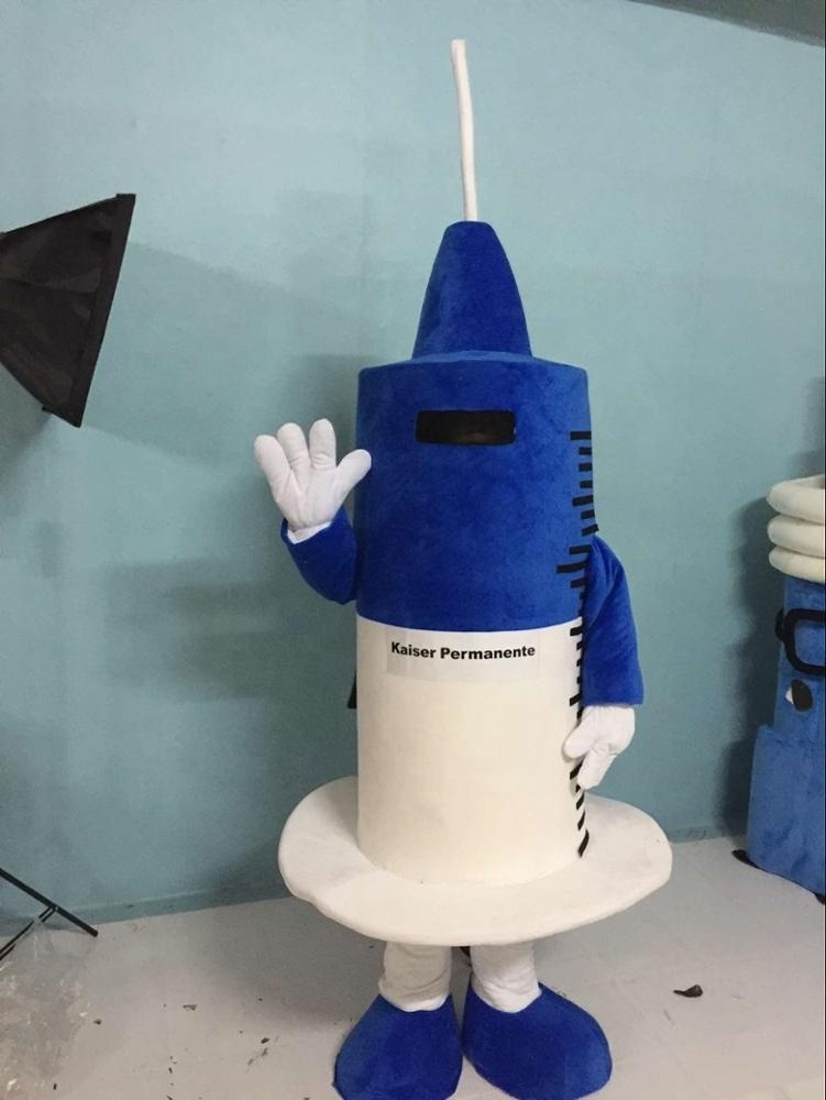 Enjoyment CE custom costume adult Syringe mascot costume for sale