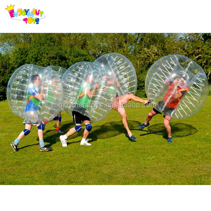 PVC/TPU crazy sport giant human sized balloon soccer bubble ball for sale