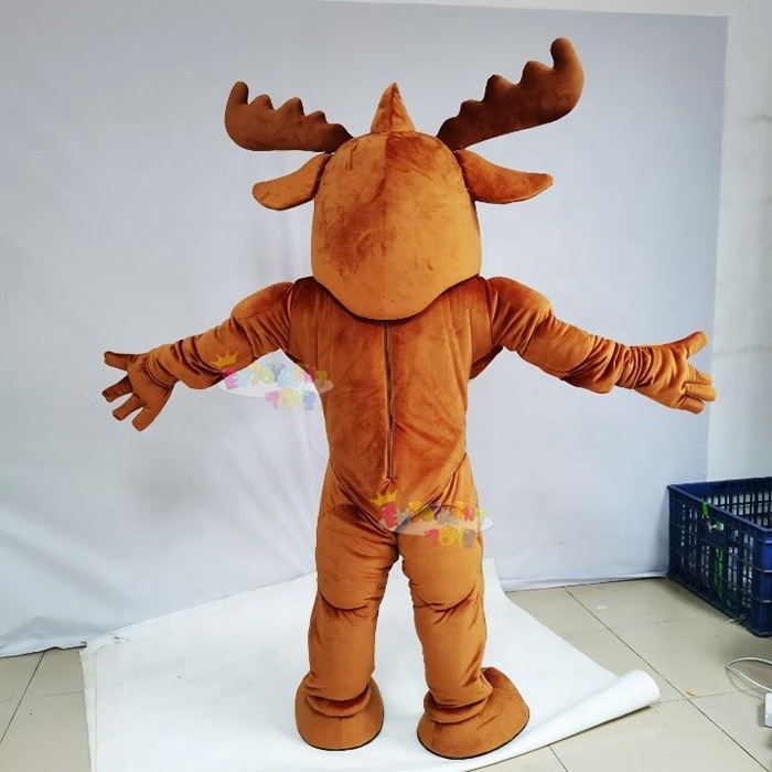 High quality CE OEM muscle deer mascot costume fancy dress cosplay apparel adults TV & Movie Costumes