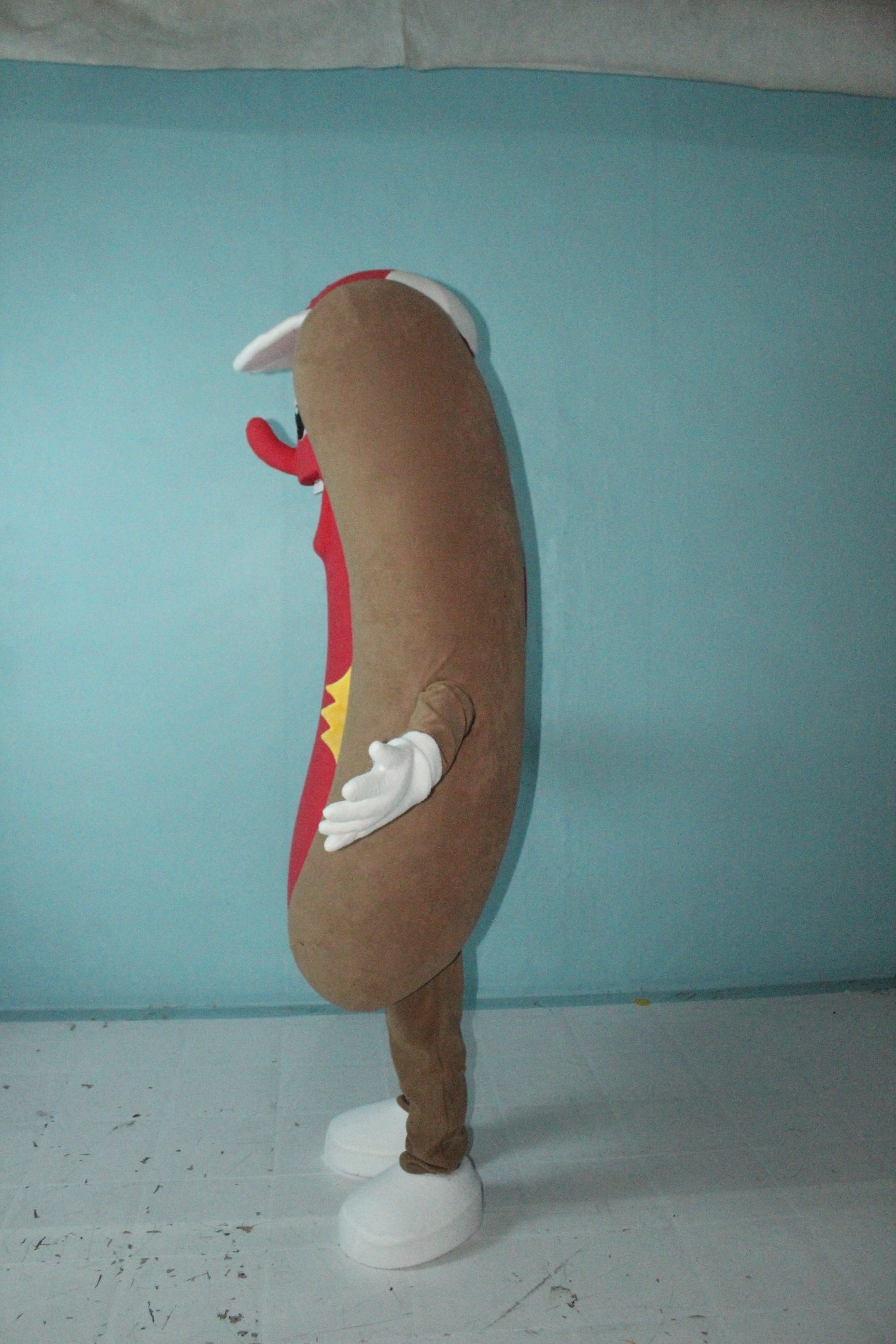 Enjoyment CE adult sausage hot dog mascot costume for advertising