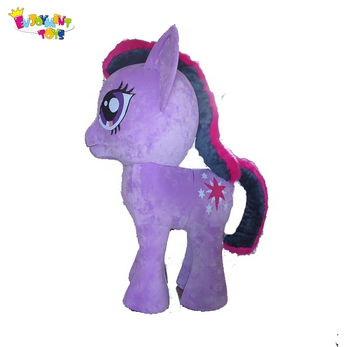 Enjoyment CE two person Pony Mascot Costume for Adult