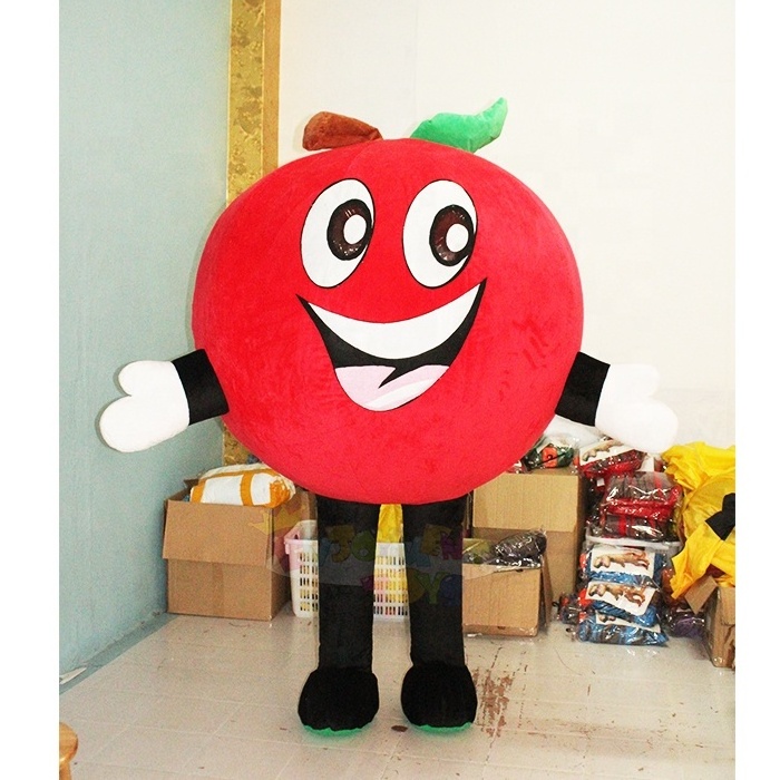 Enjoyment CE customized fashion cartoon Inflatable apple mascot costume Cute fruit mascot large event adult party costume