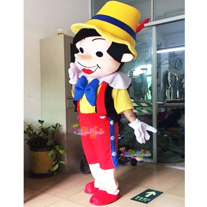 Enjoyment CE adults Pinocchio Puppet Mascot costume cosplay cartoon fancy dress for party