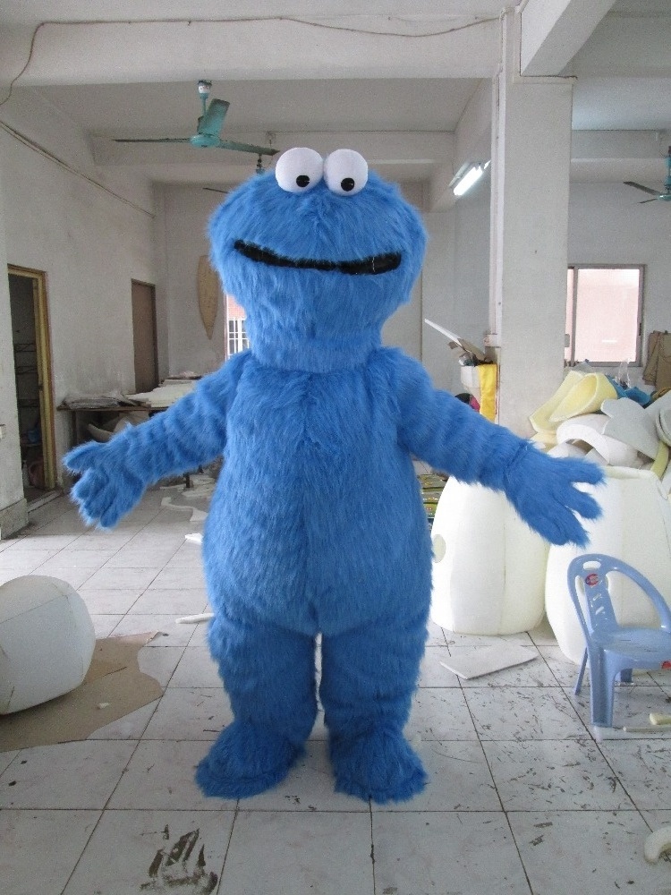 Hot sale CE adult costume Sesame Street cookie monster mascot costume for sale