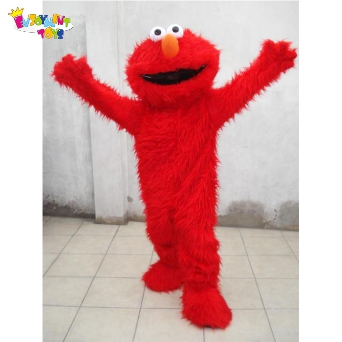 Enjoyment CE movie character Custom fur elmo mascot costume for adult