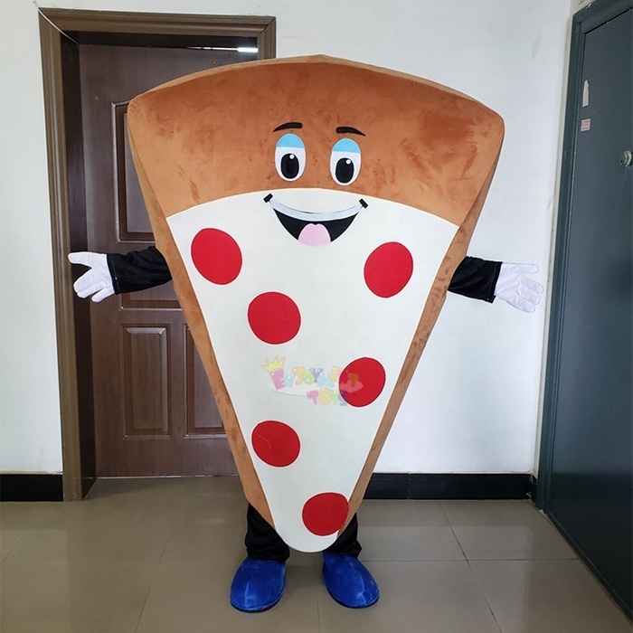 High quality CE adult food pizza mascot costume for sale