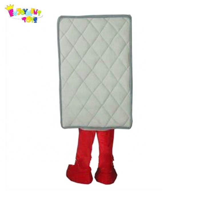 Enjoyment CE cheap plush mattress man mascot costume commercial,used mascot costume for sale