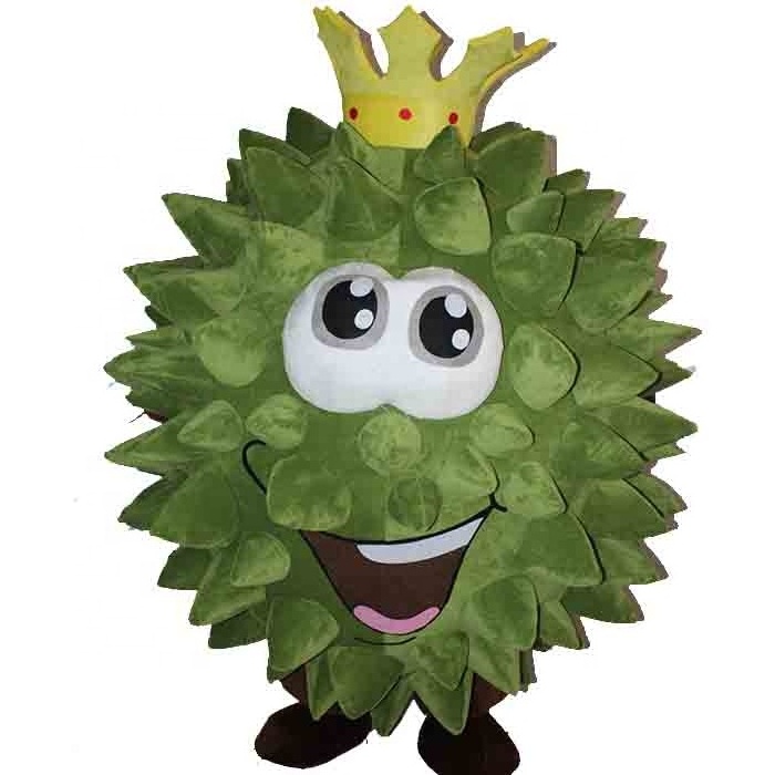 Enjoyment CE green  Inflatable durian mascot adult fruit costumes for sale