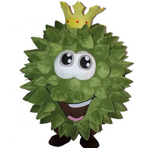 Enjoyment CE green  Inflatable durian mascot adult fruit costumes for sale