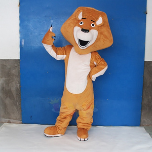 Hot sale Cute Madagascar lion mascot Factory price customized animal Funny character Madagascar lion costume for cosplay