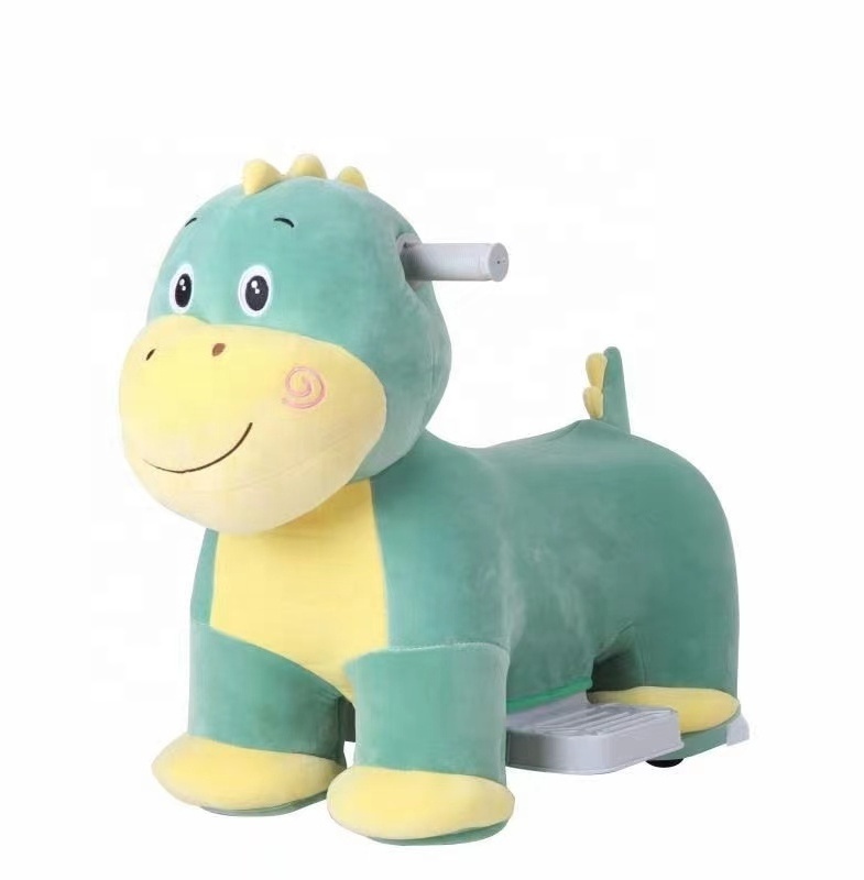 Hot sale Kid Size Animal Ride Kids Riding Toys Plush cow elephant dinosaur unicorn Electric Scooter toys