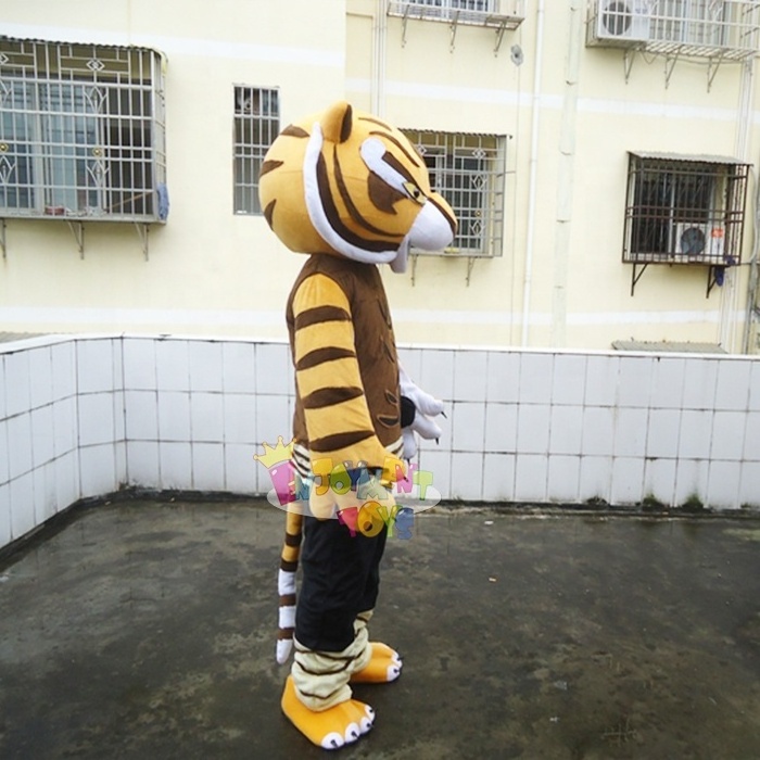 Enjoyment CE tiger Plush Mascot Costume Cartoon Cosplay Halloween Fancy Dress Suit For Adult