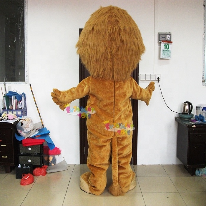 High quality CE Madagascar Lion Movie Character Mascot Costume Adult