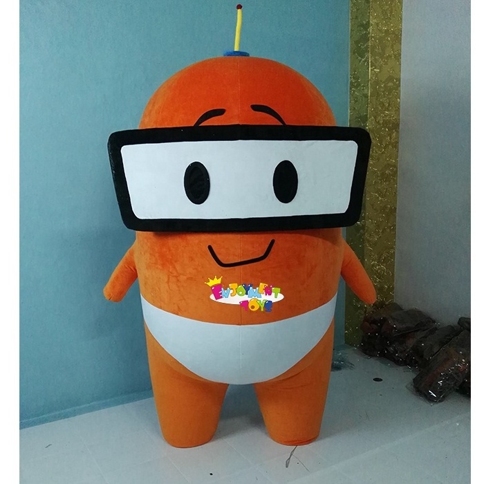 Hot selling custom cartoon pill mascot clothing cute inflatable cartoon pill mascot adult party large event clothing