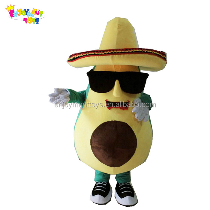 Enjoyment CE avocado mascot costume/fruits fancy dress costumes for sale