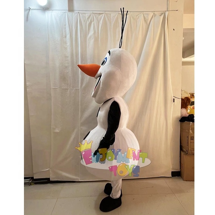 Cartoon cute snowman olaf mascot costume for adult/ olaf costume for sale