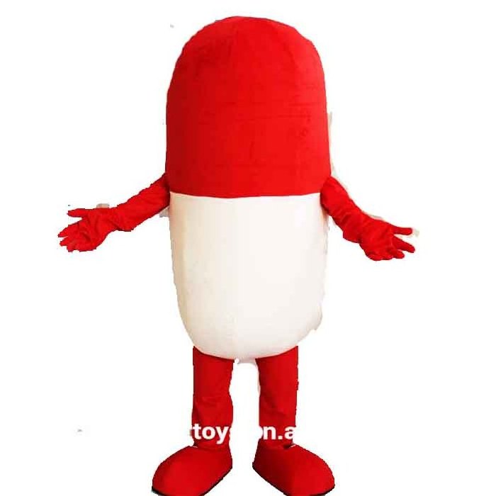 China made drugs mascot pill costume adult