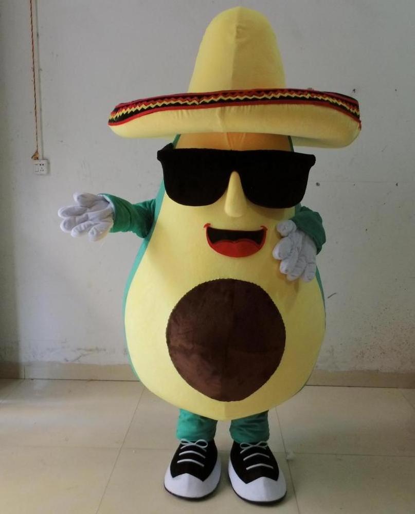 Enjoyment CE avocado mascot costume/fruits fancy dress costumes for sale