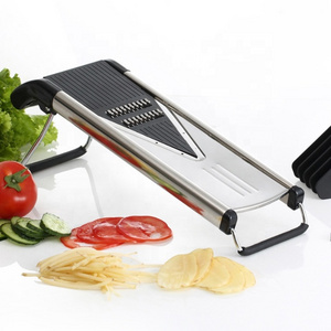 5 in 1 Multifunctional Stainless Steel V-Blade Mandolin Slicer Adjustable Cutter For Vegetables Fruits