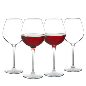 17oz Tritan Plastic Reusable Stemware BPA Free Unbreakable Red Wine Glasses for Indoor and Outdoor Use