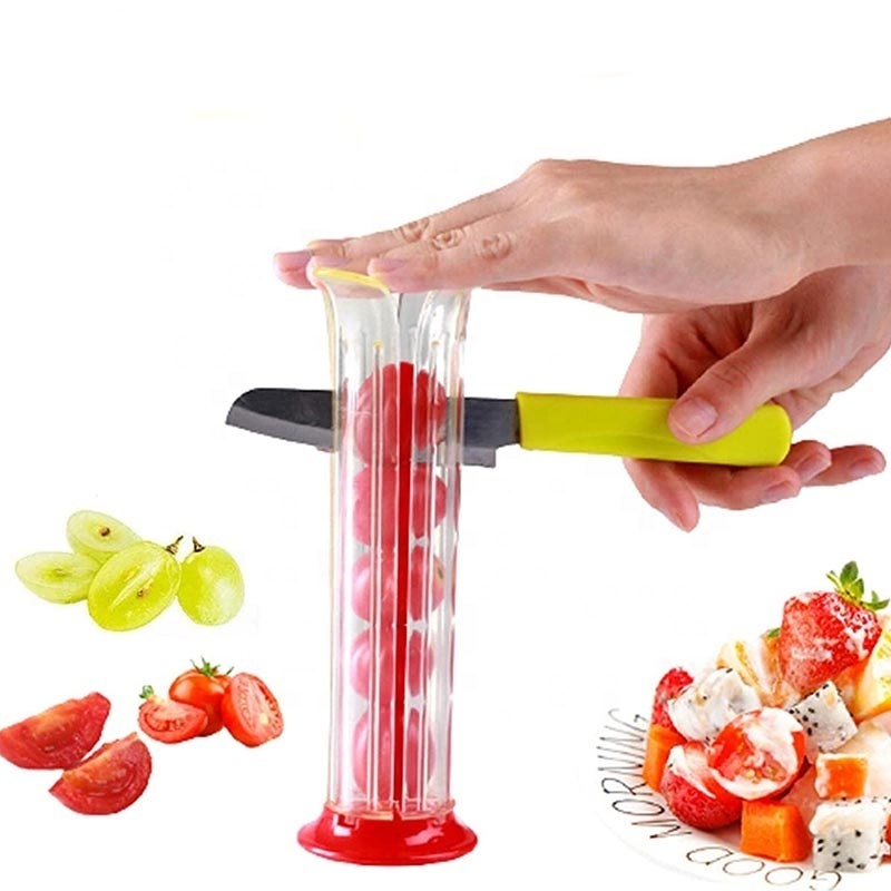 Fruit Salad Making Tool Grape Slicer Grape Cutter Grape Strawberry Slicer Small Tomato Cherries Cutter For Kids