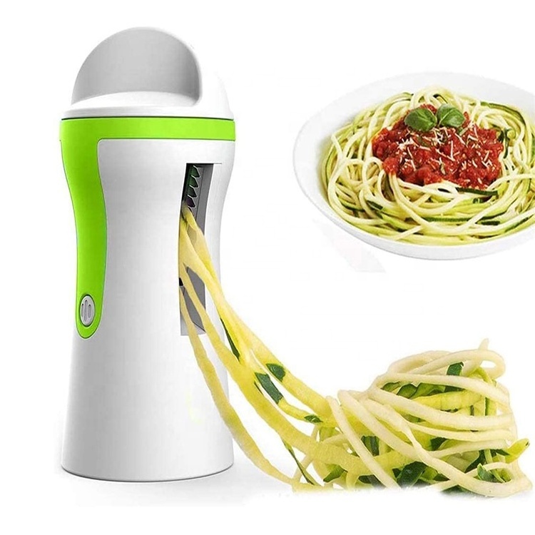 Handheld Spiralizer Peeler 3 Blade Hand Spiral Slicer Zucchini Spaghetti Maker Spiralizer Vegetable Slicer for Potatoes