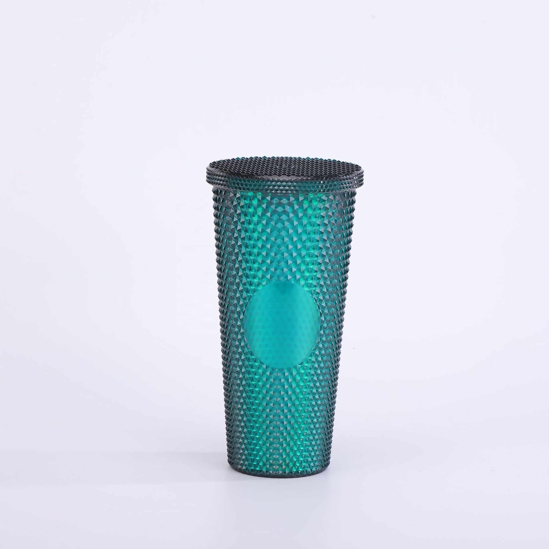 Custom logo 24oz diamond Studded Tumbler durian coffee mug rhinestone Studded tall Tumbler Cups