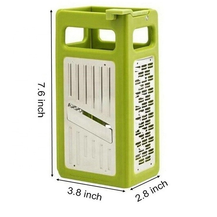 Kitchen 4 In 1 Slicer Folds Flat Grater For Vegetable Gadgets Cooking Tools