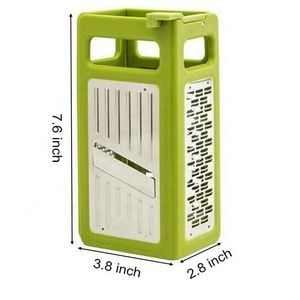 Kitchen 4 In 1 Slicer Folds Flat Grater For Vegetable Gadgets Cooking Tools