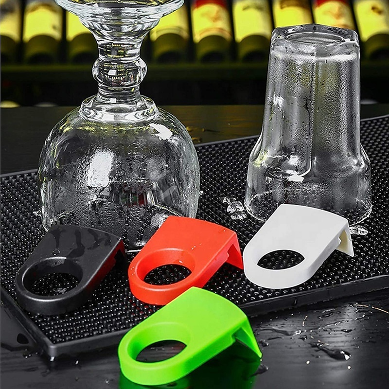 Plastic Beer Bottle Buckles Wine Glass Clip Holders Cup Edge Snap Cocktail Bottle Holder Clips