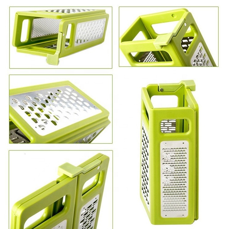 Kitchen 4 In 1 Slicer Folds Flat Grater For Vegetable Gadgets Cooking Tools