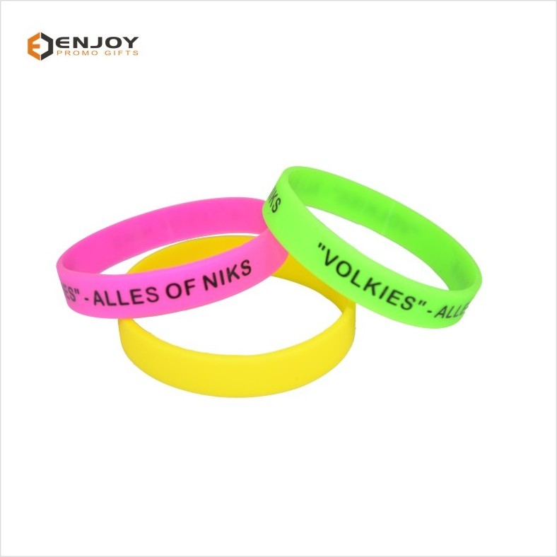 Best Selling Glow In The Dark Silicone Wristband/Silionce Bracelet