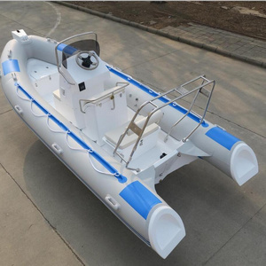 Over 20Years Inflatable Ribs Double Fiberglass Hull Deep V Rib Boat