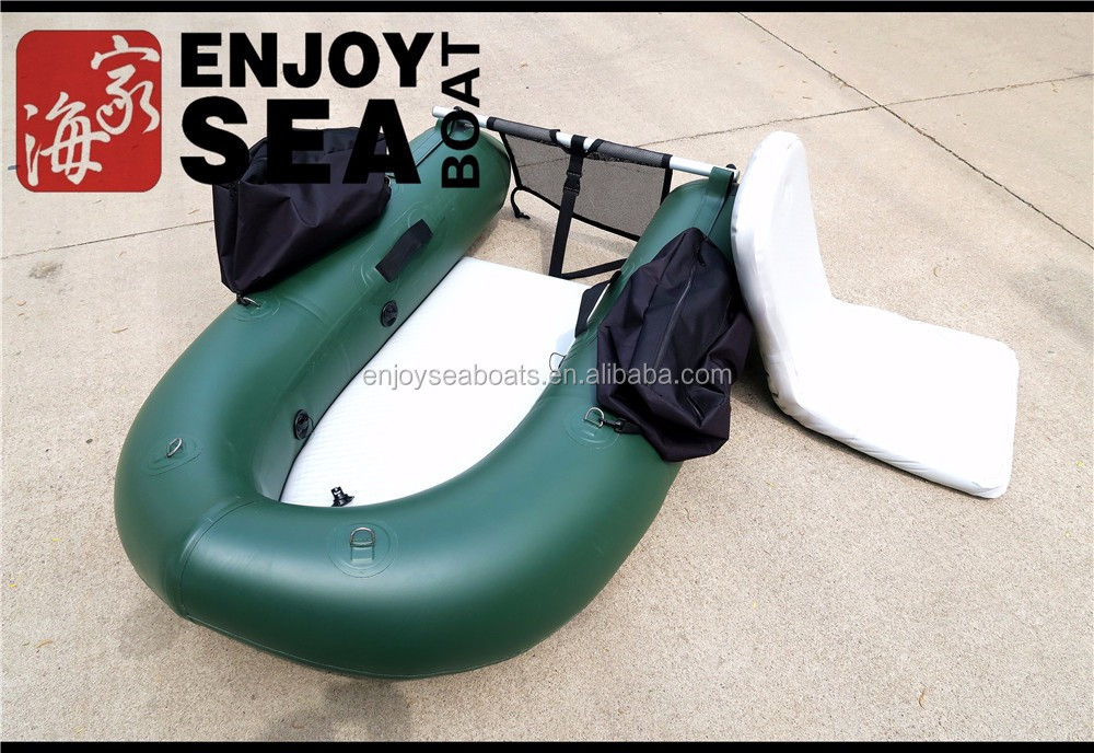 (CE)1 person Inflatable fishing boat belly boat 1.5m 1.8m 2.0m drop stitch air mat floor for sale!!!