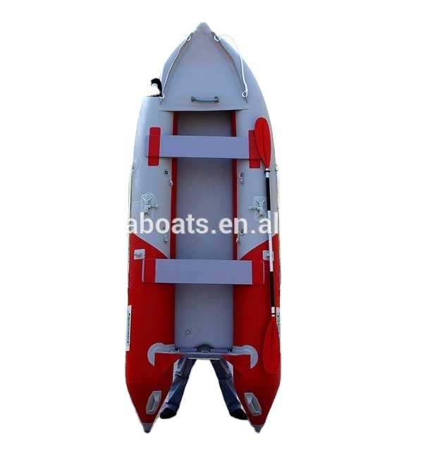 2023 China manufactory Fishing pedal inflatable kayak inflatable pontoon boat used rescue boat for sale