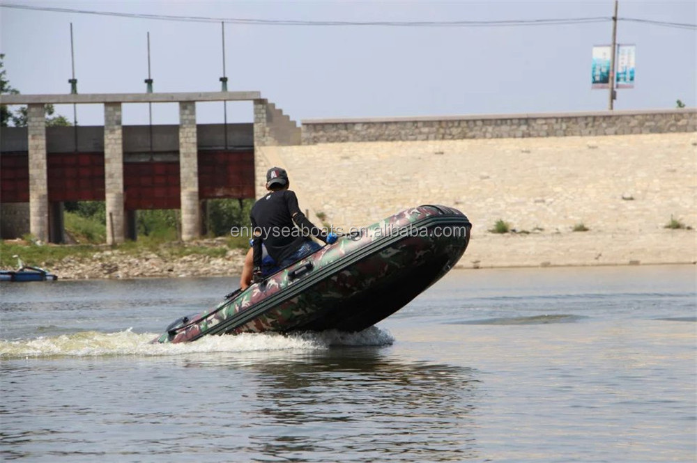 2024 China fast patrol fishing folding rib boat 520 for sale WITH CE