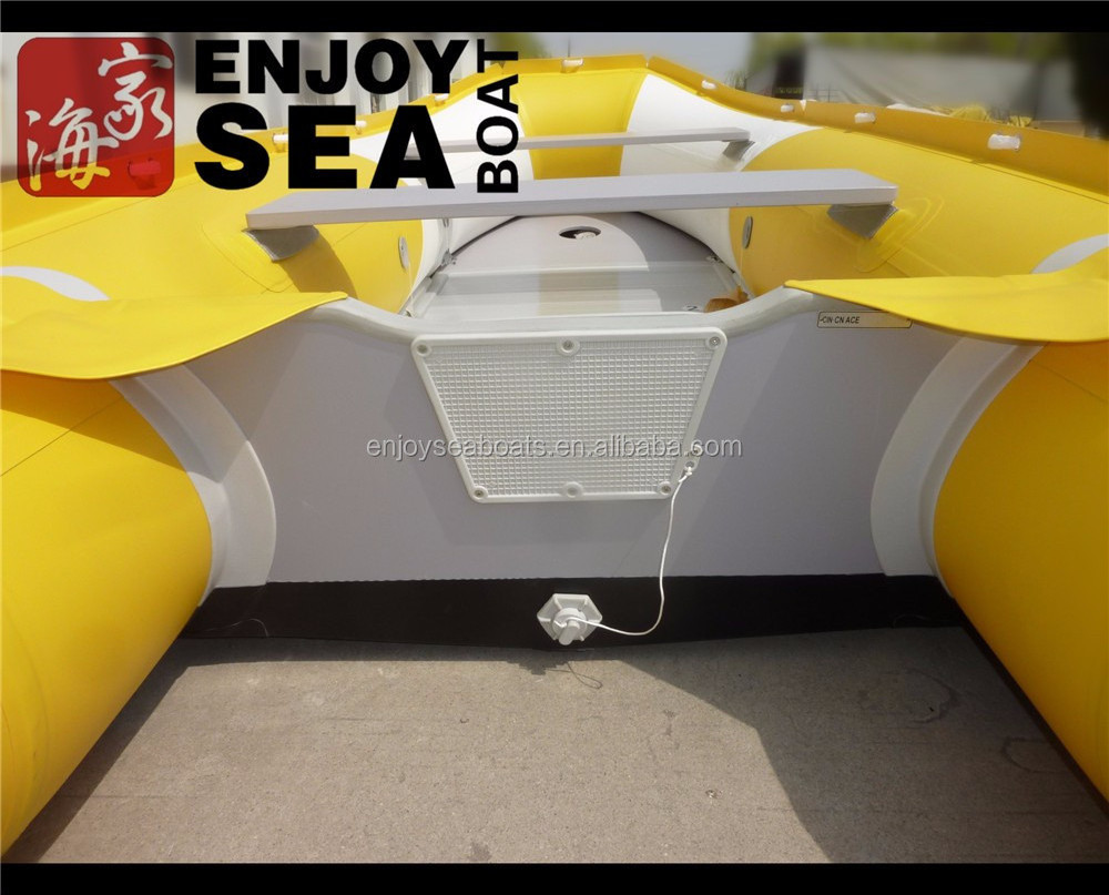 2023 Heavy Duty Inflatable Boat with Aluminum Floor and Seat Bag 4 person Sport Boat!