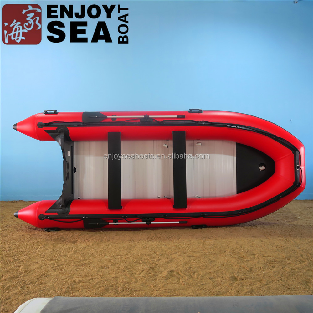 TWO TONE KOREA PVC Aluminum FLOOR Inflatable Boat (CE)