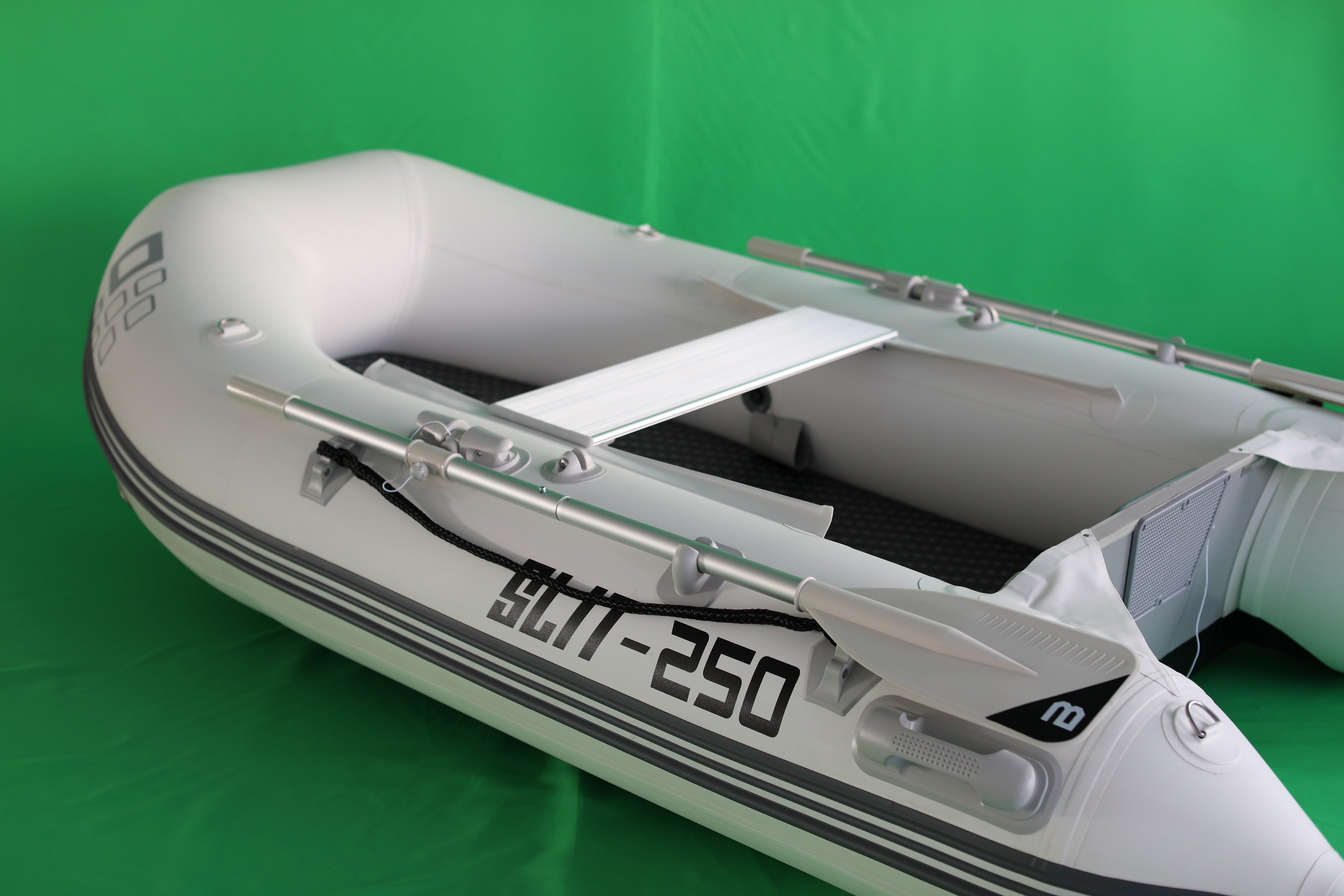 Hot Selling 320 Cm White Color Inflatable Fishing Boat with Canopy