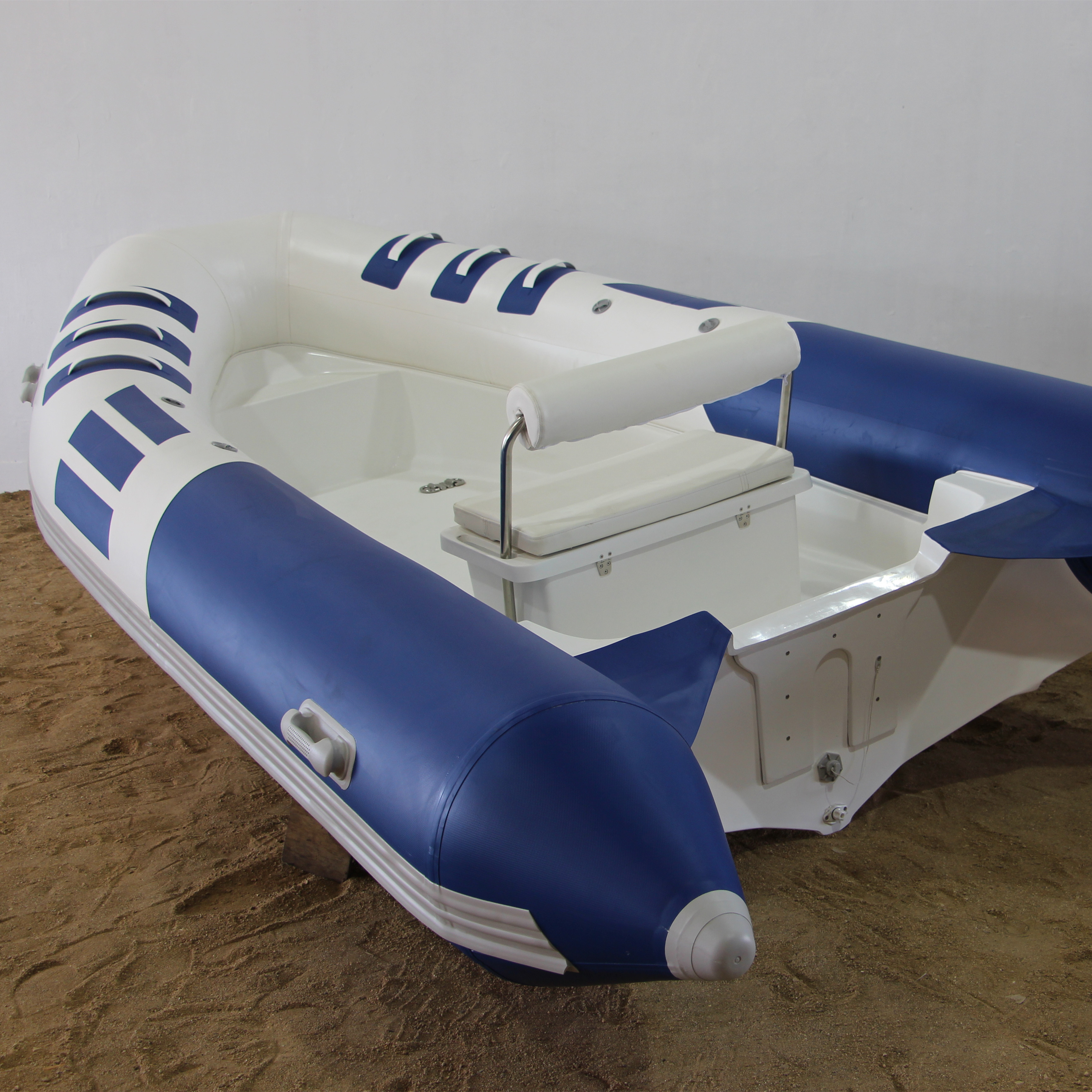 420cm china rigid aluminum hull inflatable fiberglass boat for sale