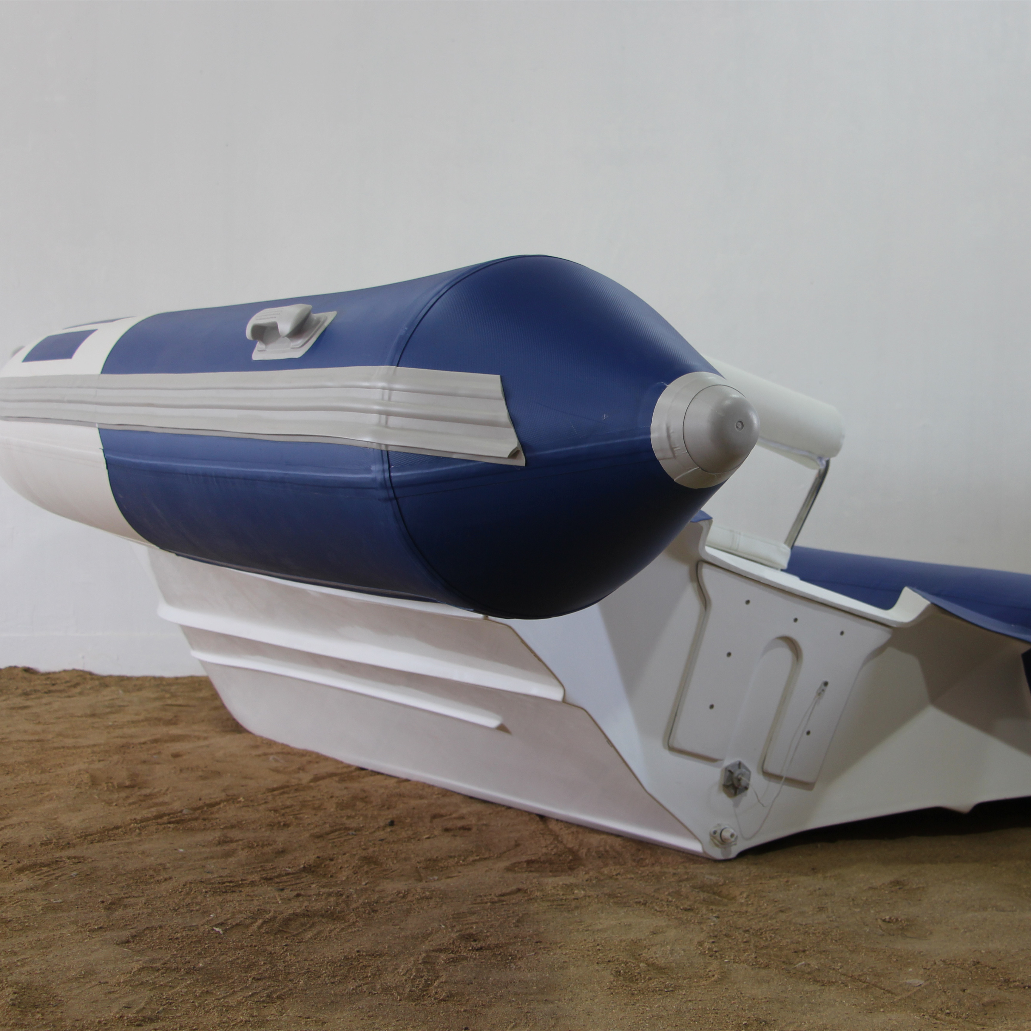 420cm china rigid aluminum hull inflatable fiberglass boat for sale