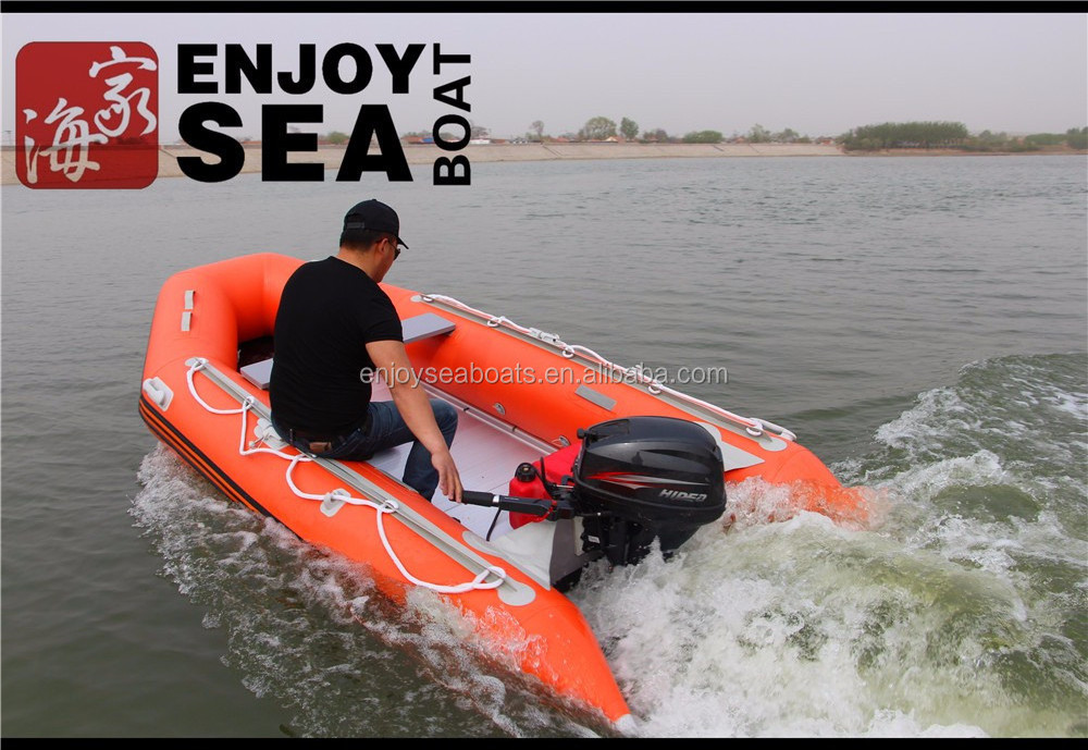 2016 China pvc Aluminum floor inflatable sailing catamaran!