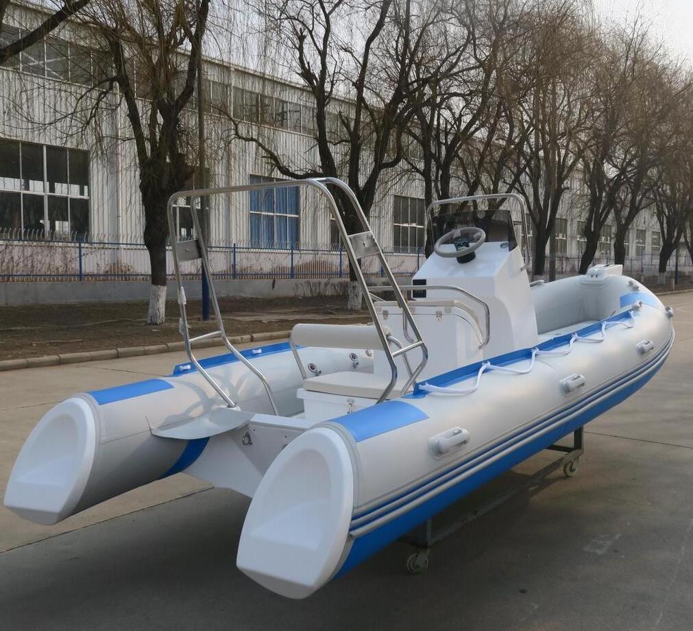 CE PVC 520 customized fiberglass boat molds glass bottom boats for sale