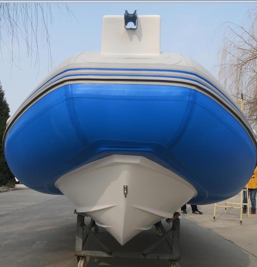 Over 20Years Inflatable Ribs Double Fiberglass Hull Deep V Rib Boat