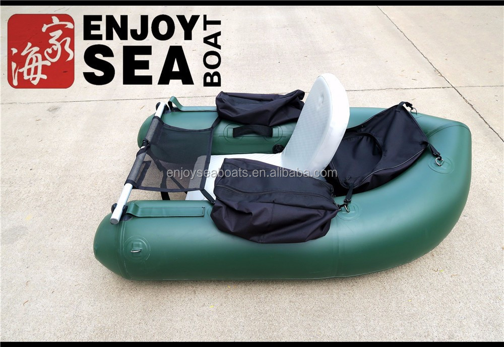 (CE)1 person Inflatable fishing boat belly boat 1.5m 1.8m 2.0m drop stitch air mat floor for sale!!!