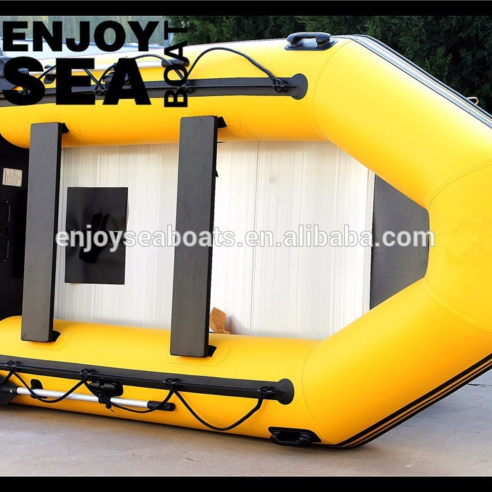 CE certification and PVC hull material ,aluminum floor boat China SALE