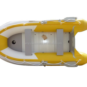 2023 Heavy Duty Inflatable Boat with Aluminum Floor and Seat Bag 4 person Sport Boat!