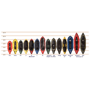 Premium OEM factory Colorful Cheaper Price Inflatable Life Raft Pack Raft Mrs Packraft