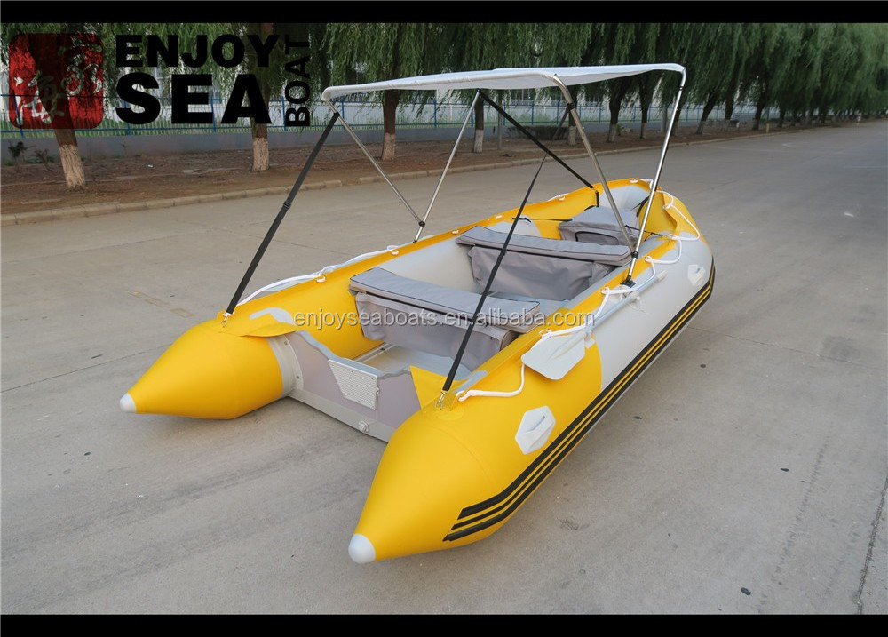 Wholesale 2024  New Electric Boat Water play Crafts Canoe/Kayak Sea Kayak Pontoon Boat With Motor